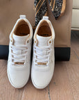 Damen Sneaker Brione White/Gold