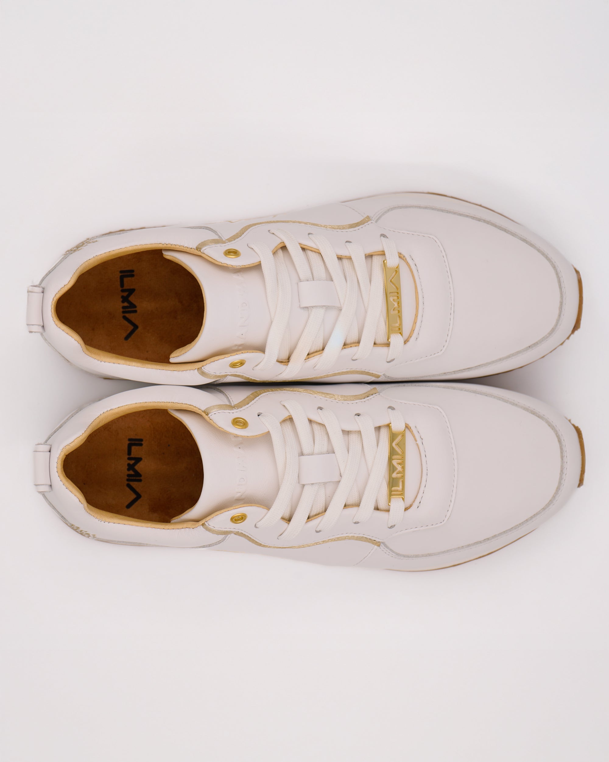 Damen Sneaker Brione White/Gold