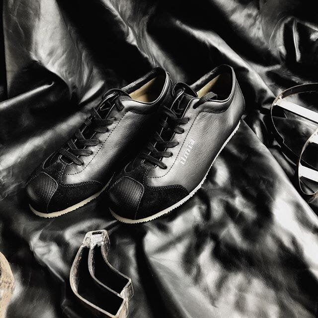Herren Sneaker Vintage Schwarz